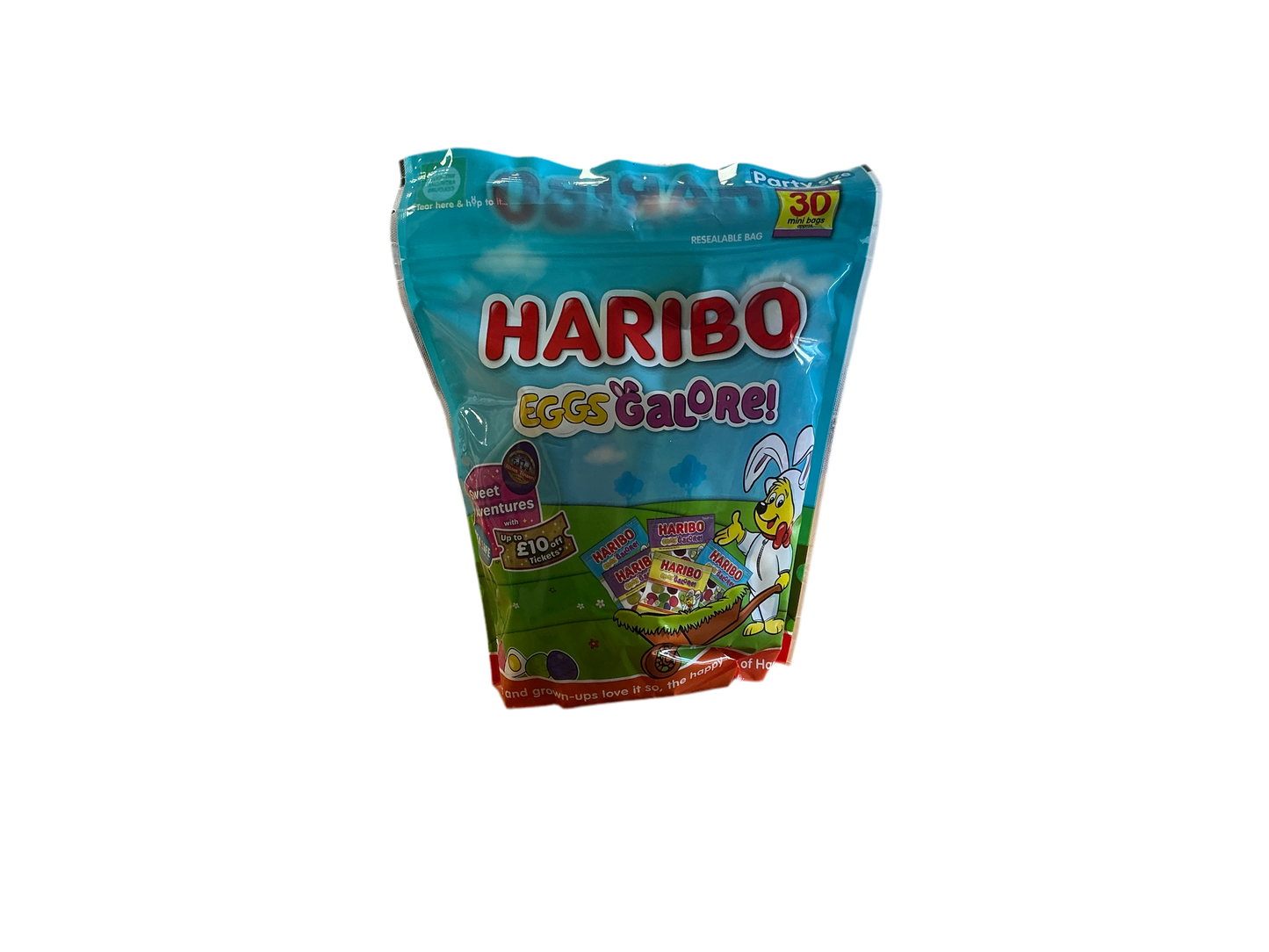 Haribo eggs galore pouch with 30 mini bags 480g