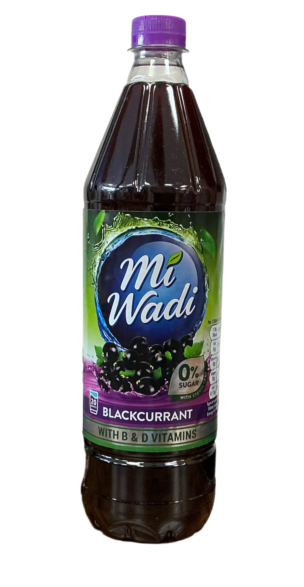 MiWadi Blackcurrant 0sugar