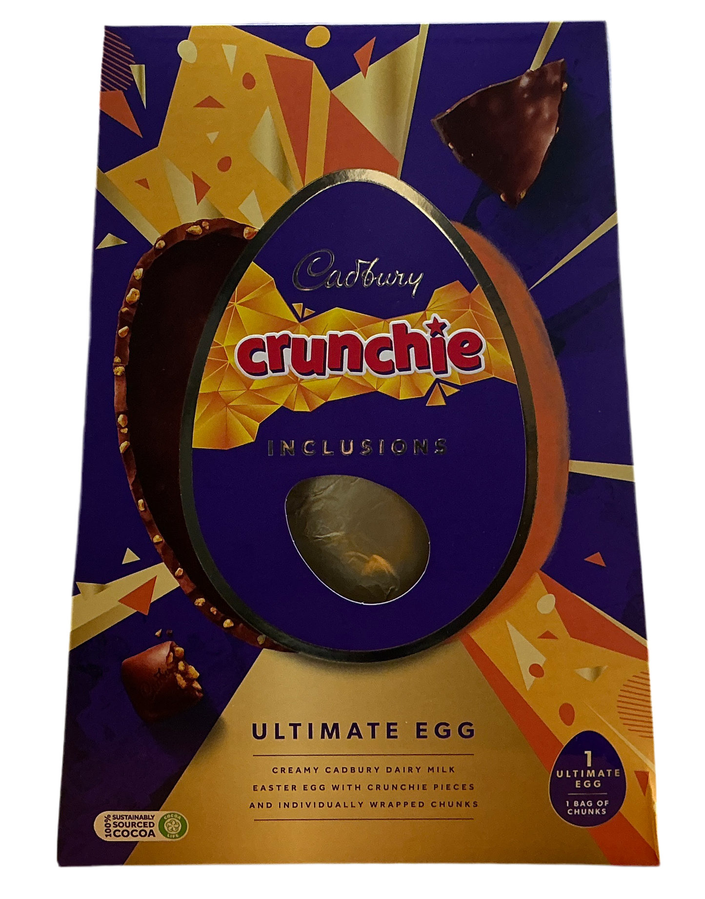 Cadbury Crunchie Inclusions Easter Egg 385g