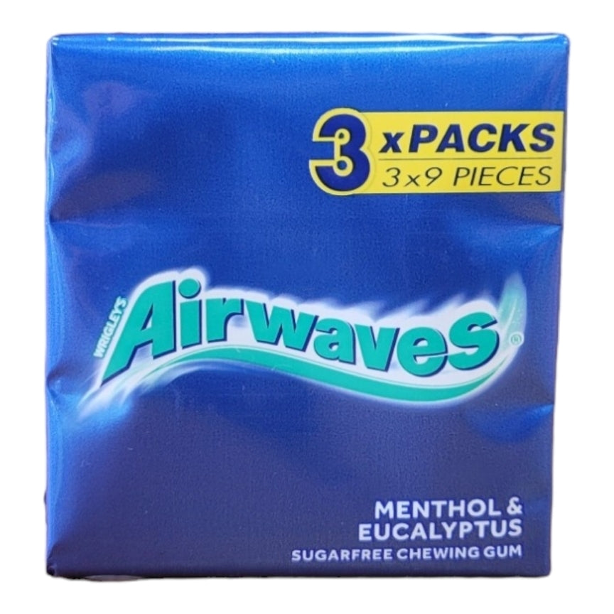 AirWaves Menthol and Eucalyptus Chewing Gumsz