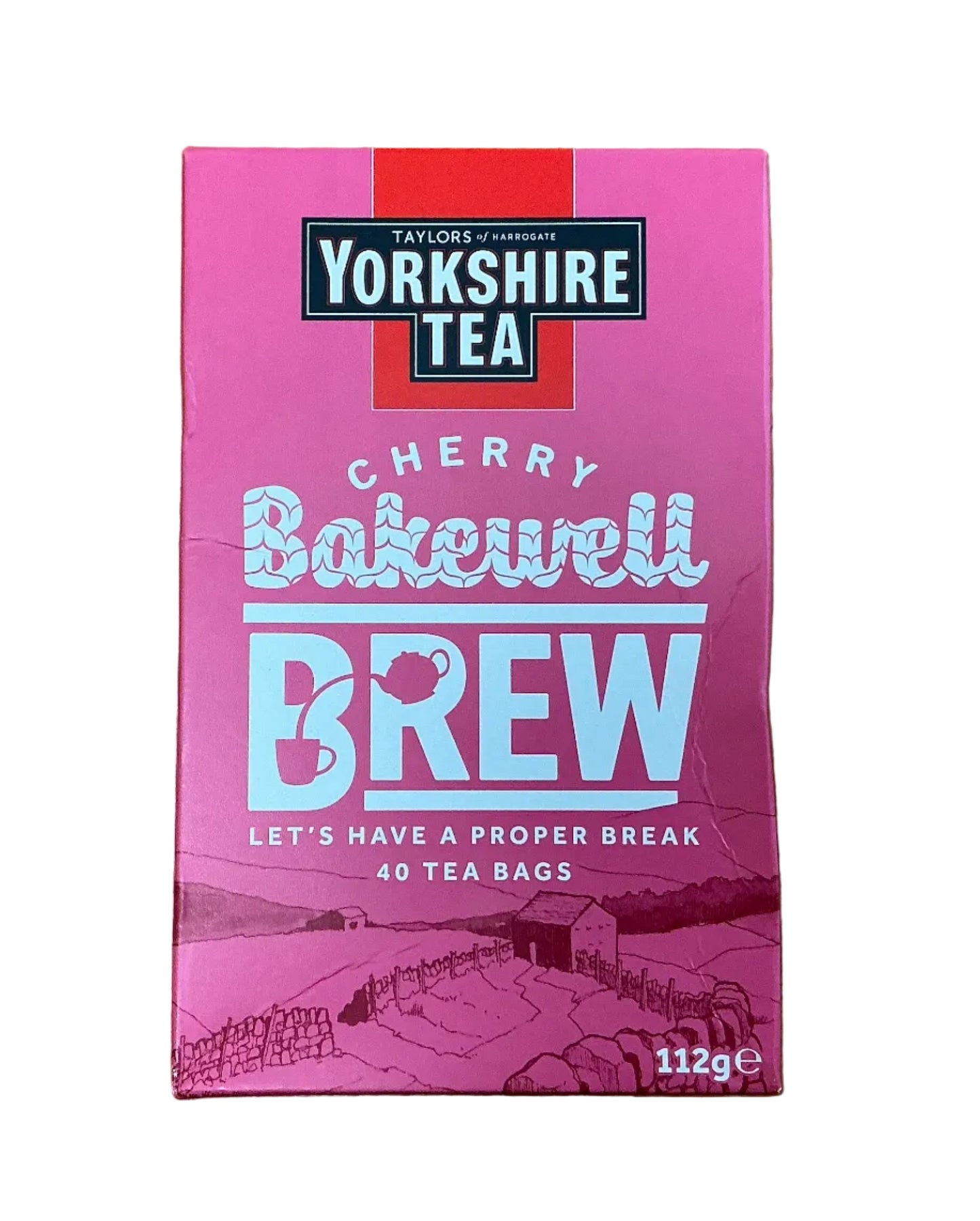 Cherry Bakewell Brew, Yorkshire Tea. 40 bags