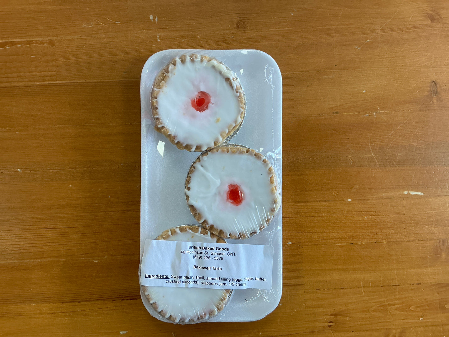Bakewell tarts - British Baked Goods 3 pack