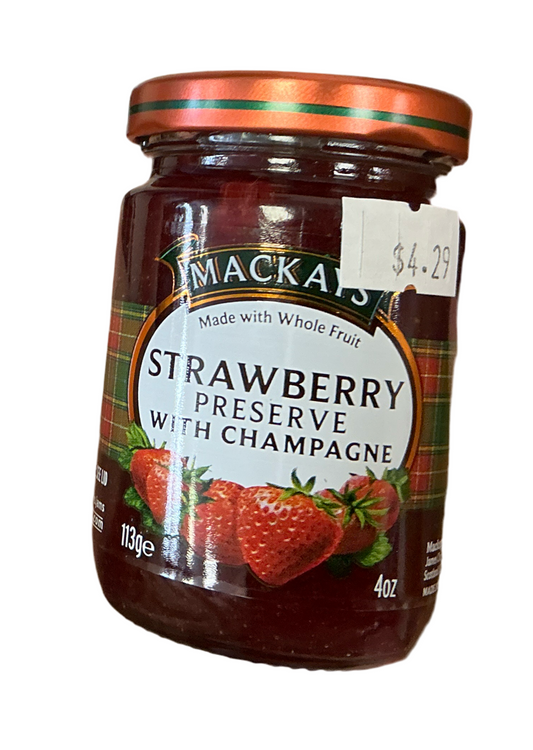 MacKays Strawberry Jam with Champagne 113g