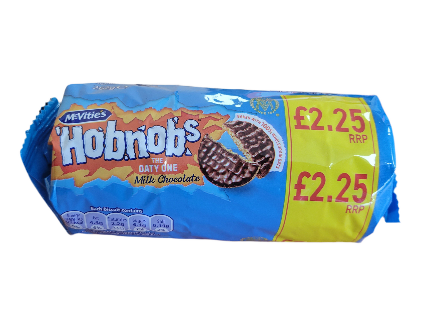 McVitie's Hobnobs Biscuits Milk Chocolate 262g