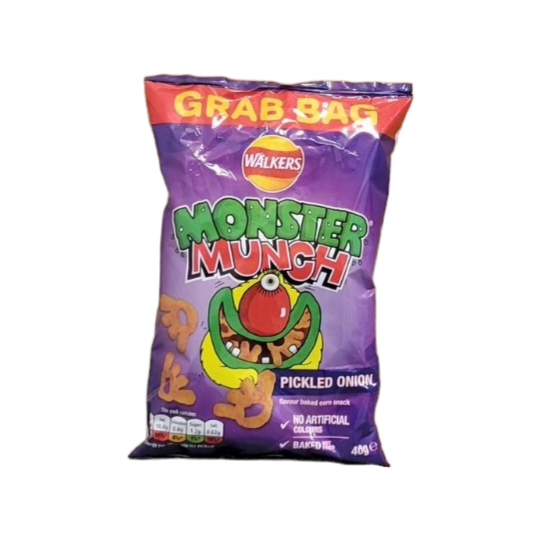 Walkers Monster Munch Pickled Onion 6 Multipack Snacks