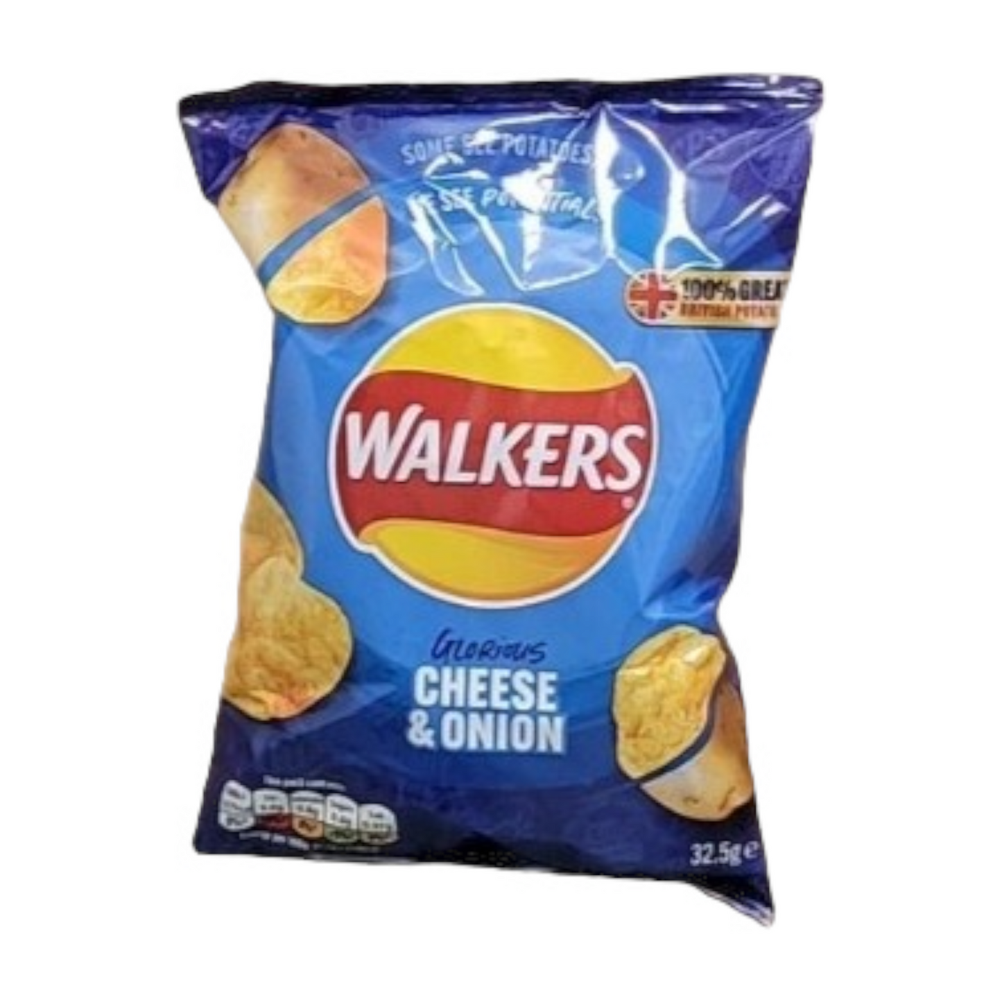 Walkers Cheese and Onion Flavour Crisps 32.5g