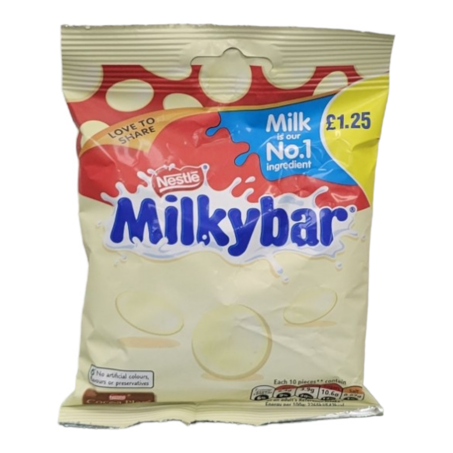 Nestle Milkybar Buttons Bag 85g