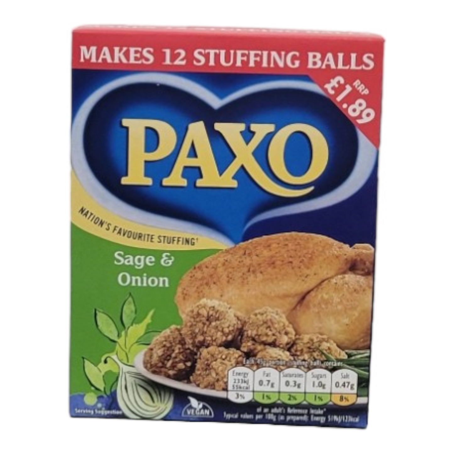 Paxo Sage & Onion 170g