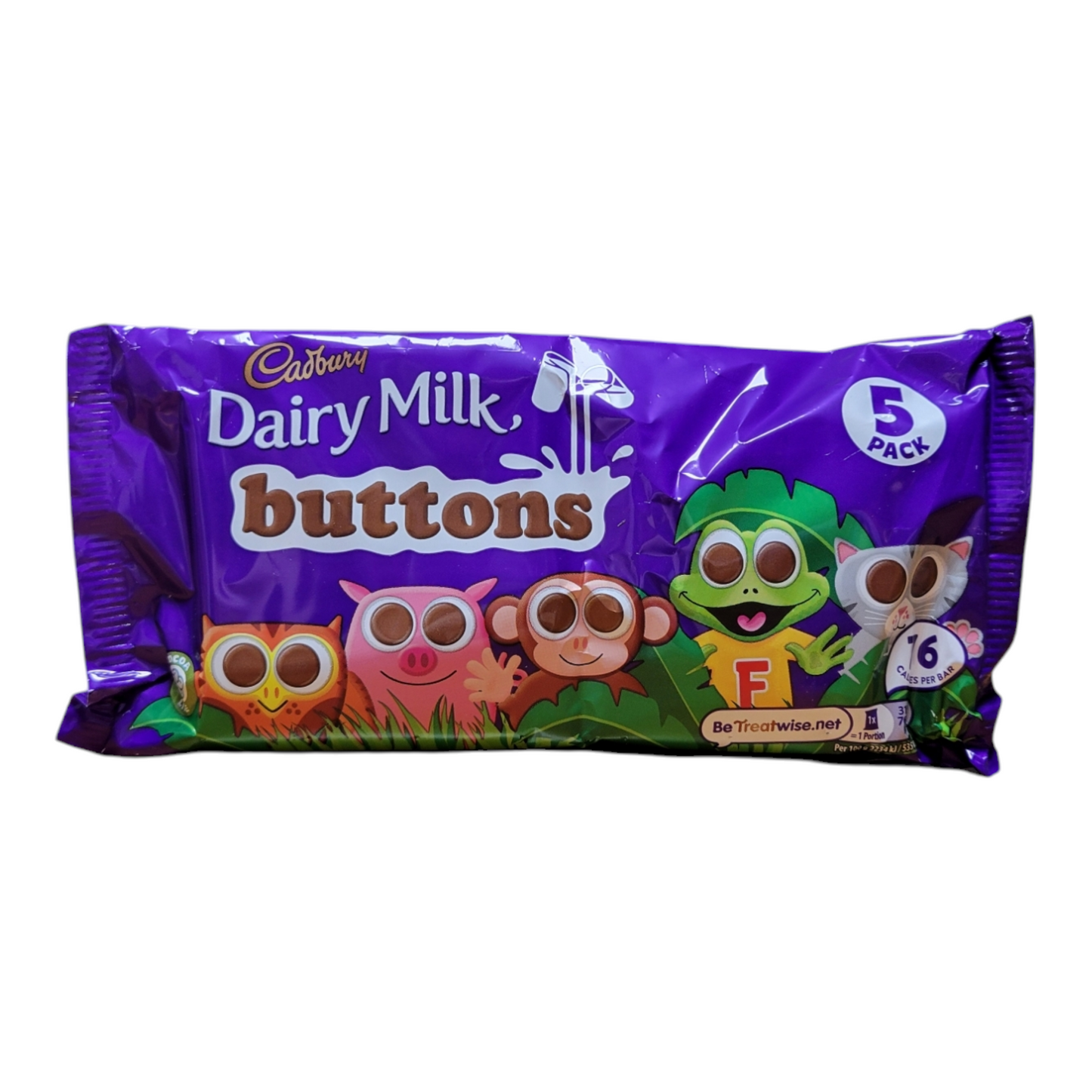 Cadbury Chocolate Pieces Buttons 5 Pack 70g