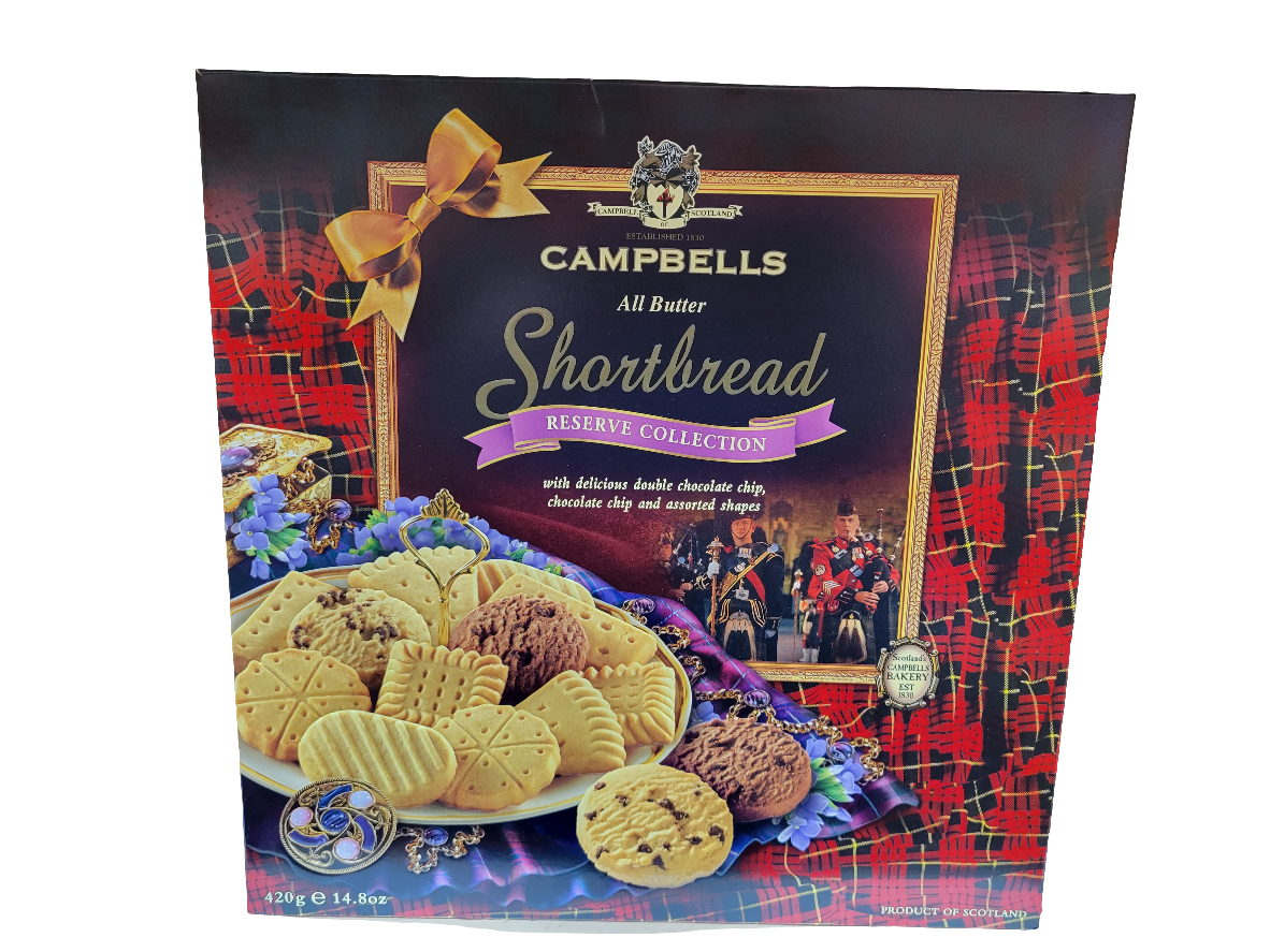 Campbells Scottish Shortbreads 420G Reserve Collection Box (One Size)