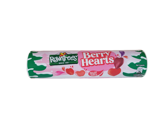 Rowntrees Berry Hearts Tube 100g