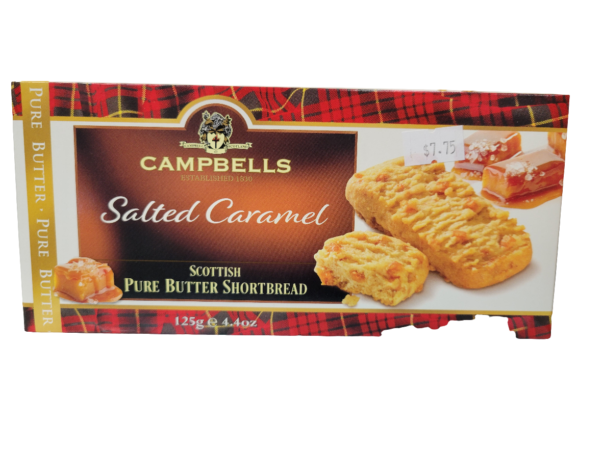 Campbells Shortbread Salted Caramel 125g