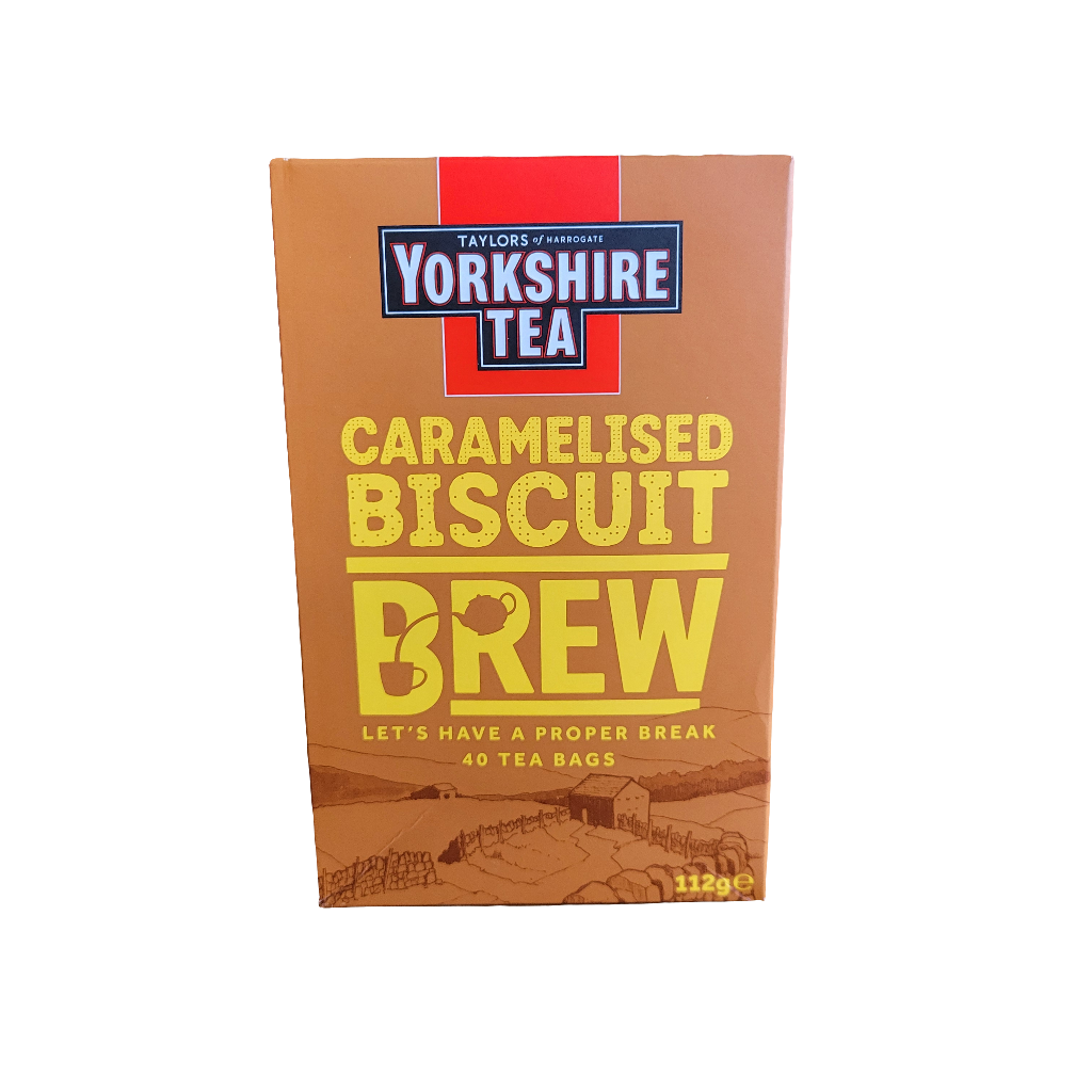 Caramelized Biscuit Brew, Yorkshire Tea. 40 bags