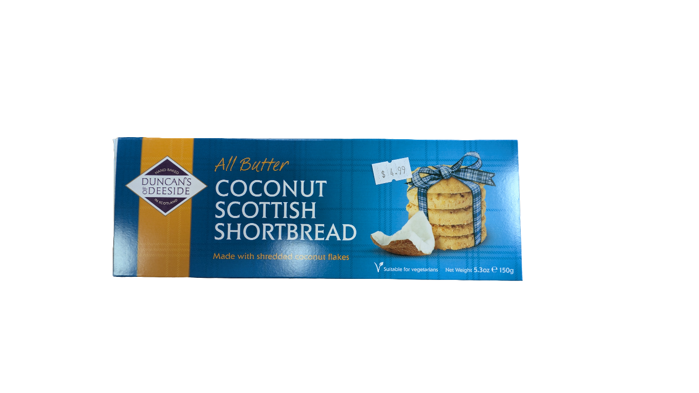 Duncan's of Deeside - Coconut Shortbread
