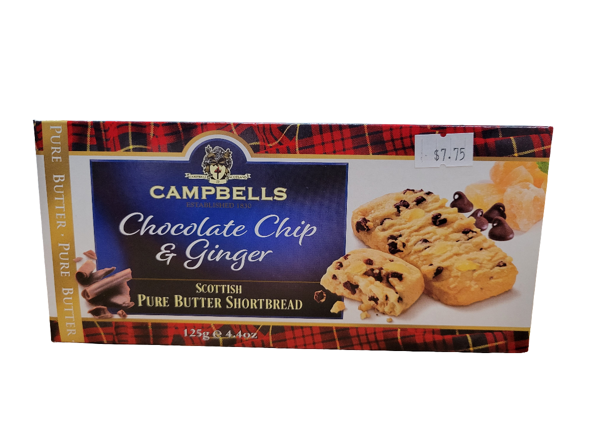 Campbells Chocolate Chip and Ginger 125g