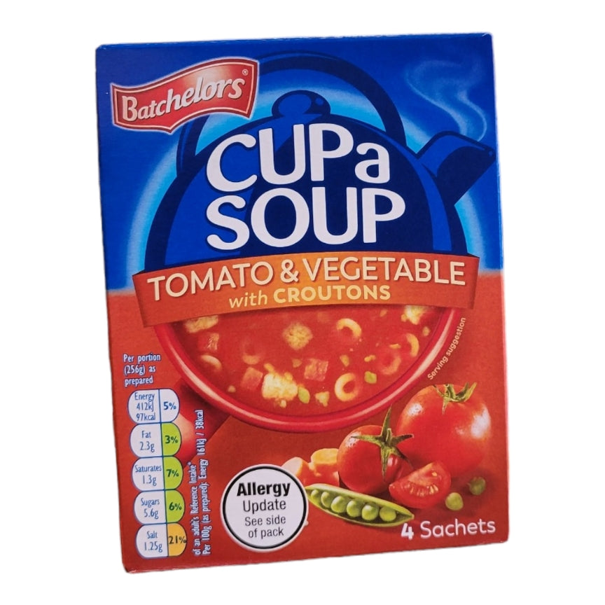 Batchelors Cup a Soup with Croutons Tomato & Vegetable with crutons