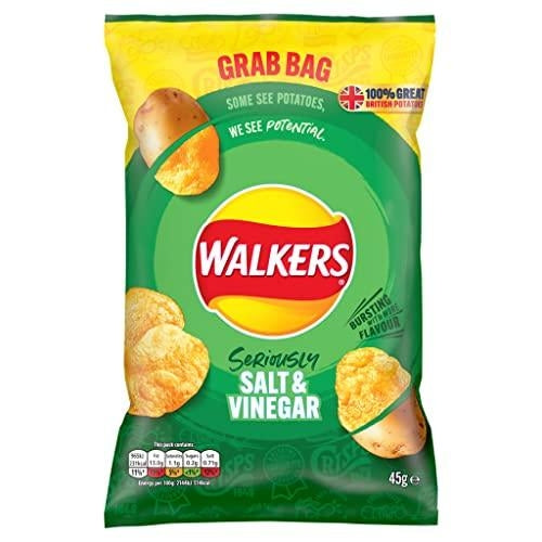 Walkers Salt & Vinegar Crisps 45g