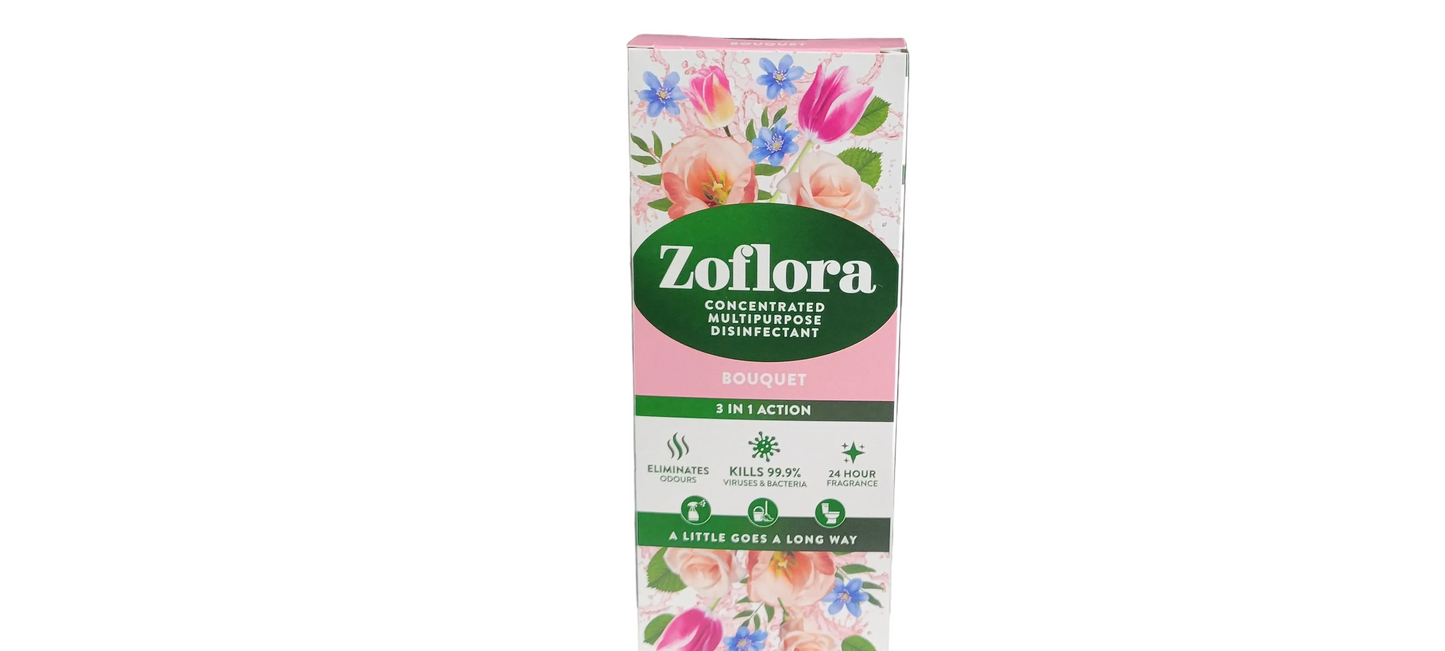 Zoflora concentrated multipurpose disinfectant. Banquet fragrance. 500mls