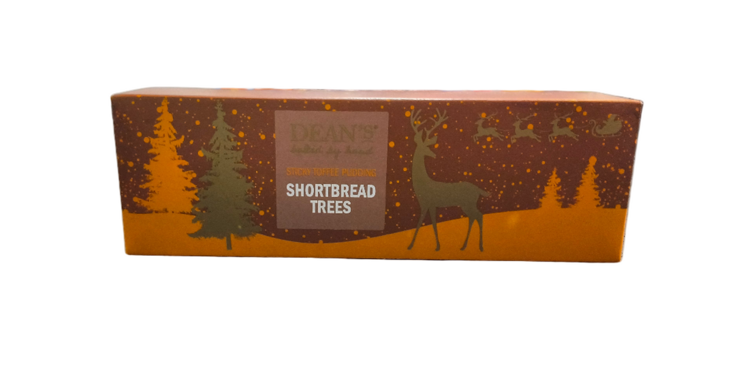 Dean's Sticky Toffee Pudding Shortbread Trees 150g