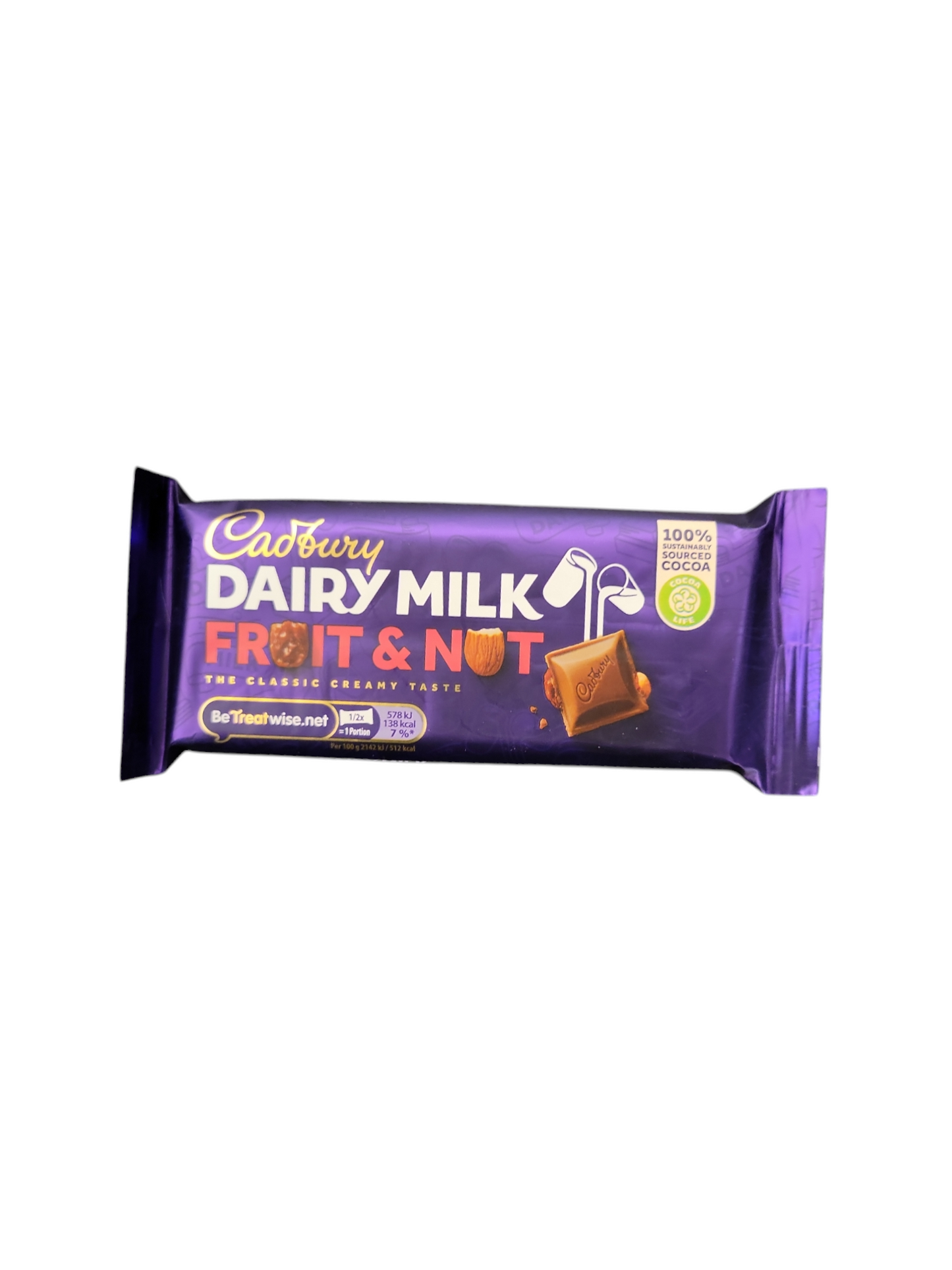 Cadbury Dairy Milk Chocolate Bar Fruit and Nut