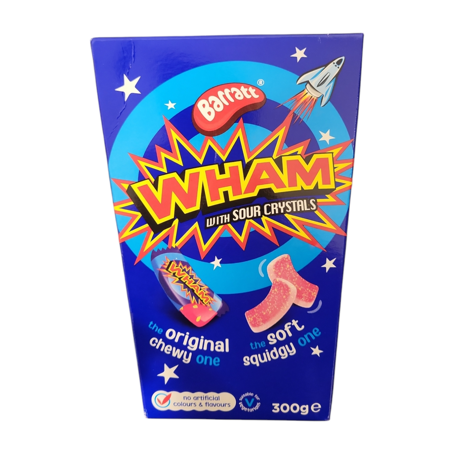 Barratt Wham With Sour Crystals Squidgy Ones & Original Ones 300g