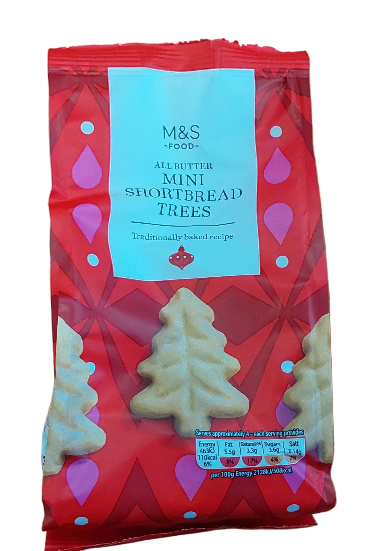 M&S All Butter Mini Shortbread Trees 100g