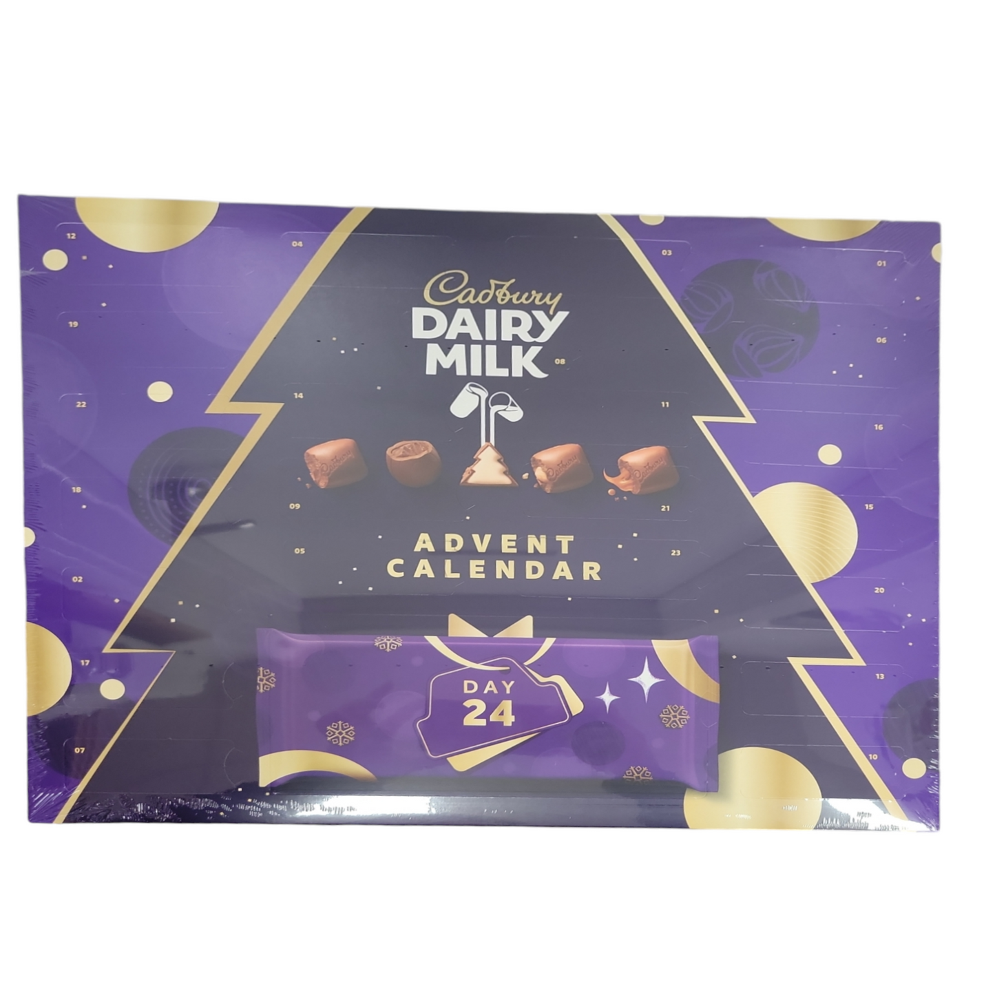 Cadbury Dairy Milk Advent Calendar 'The Big One' Festive Christmas Countdown with 23 Chocolates and 1 Large Chocolate Bar