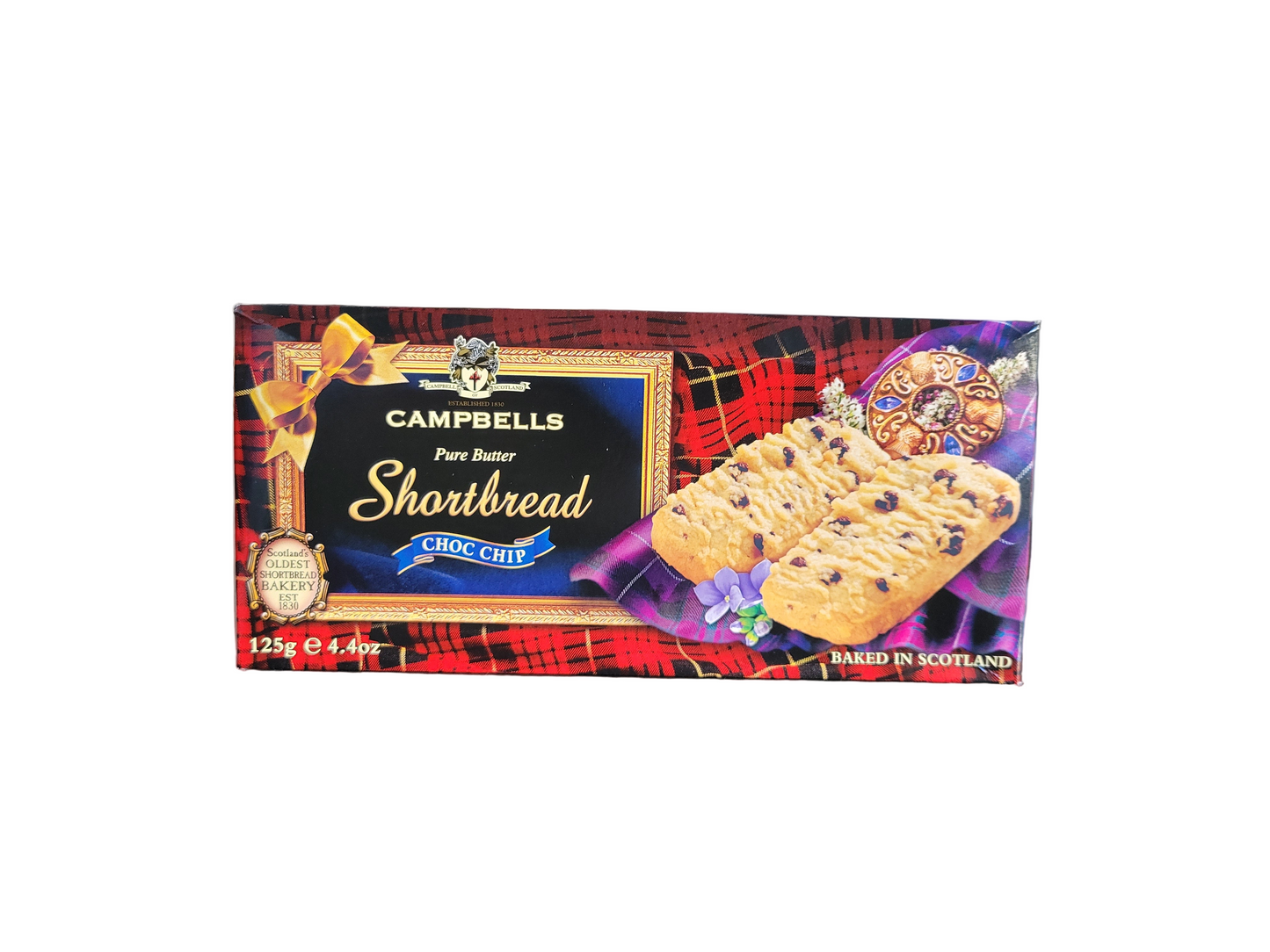 Campbells Shortbread Chocolate Chip 125g