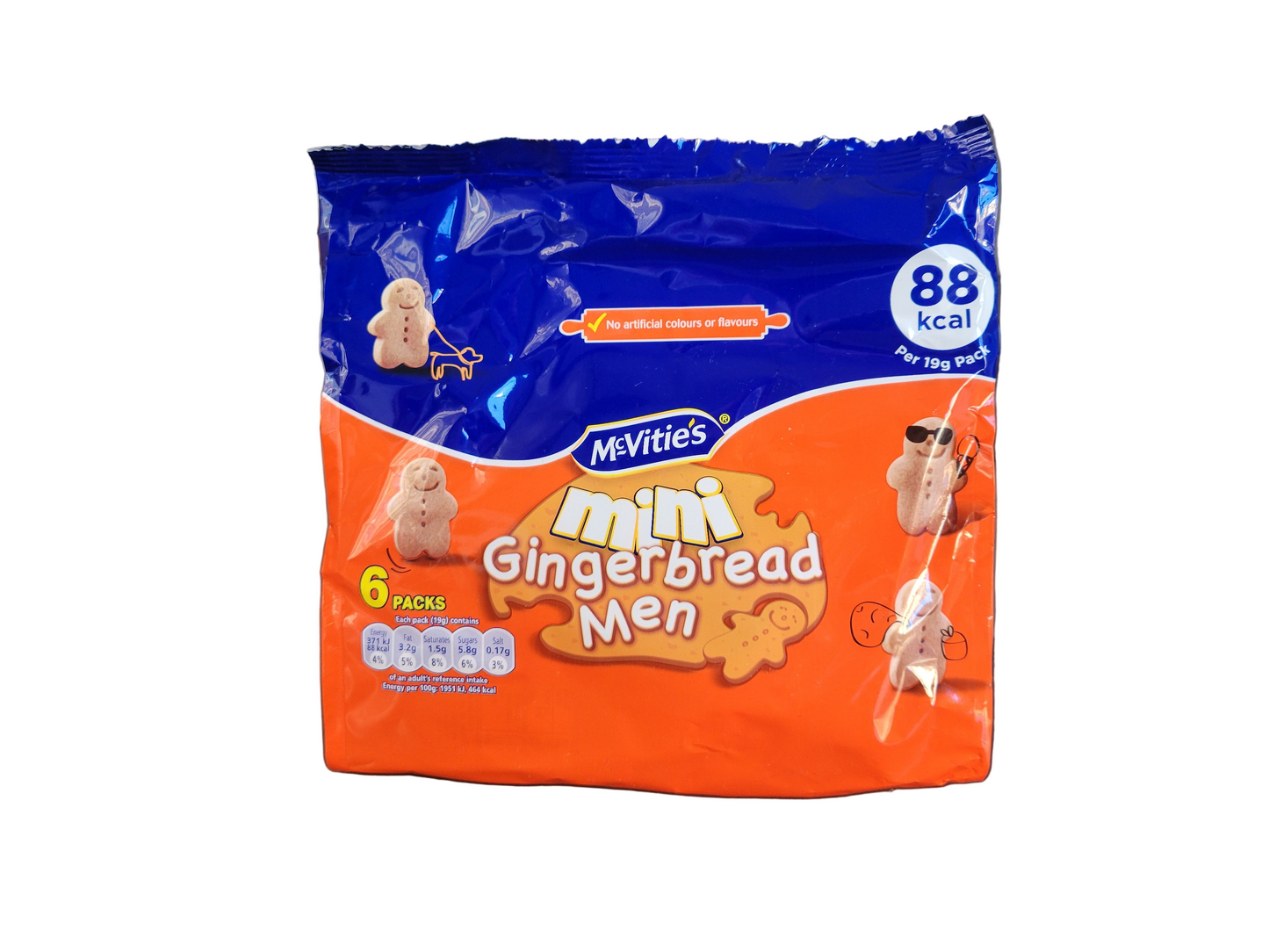 Mcvities Mini Gingerbread men 114g