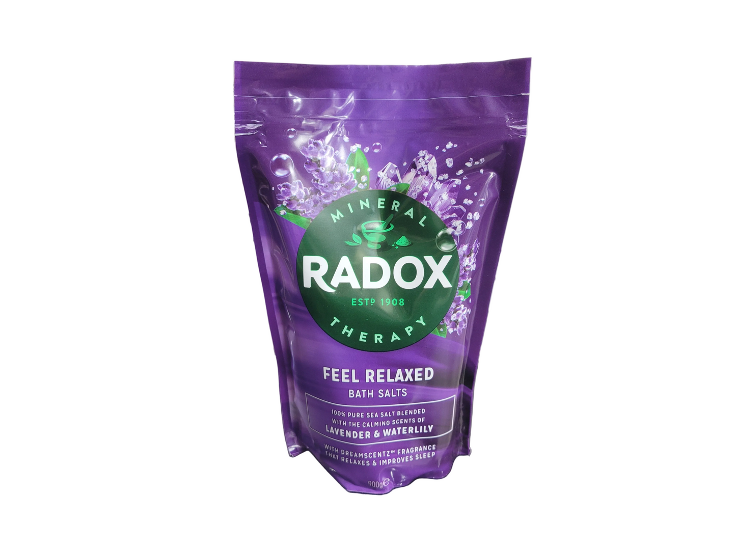 Radox Bath Salts Feel relaxed Lavender and Waterlily 900g