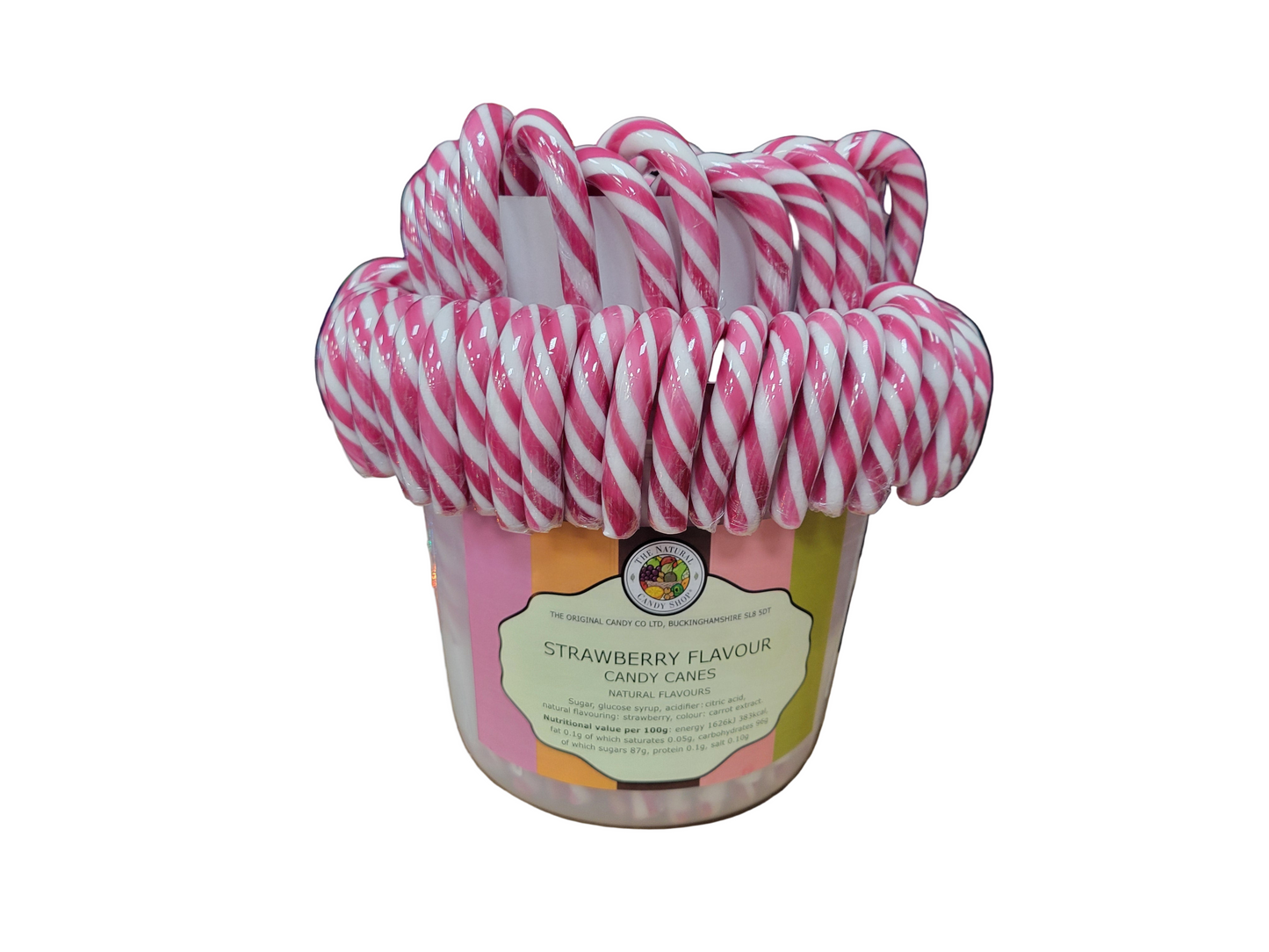 The Natural Candy Shop Strawberry Candy Canes