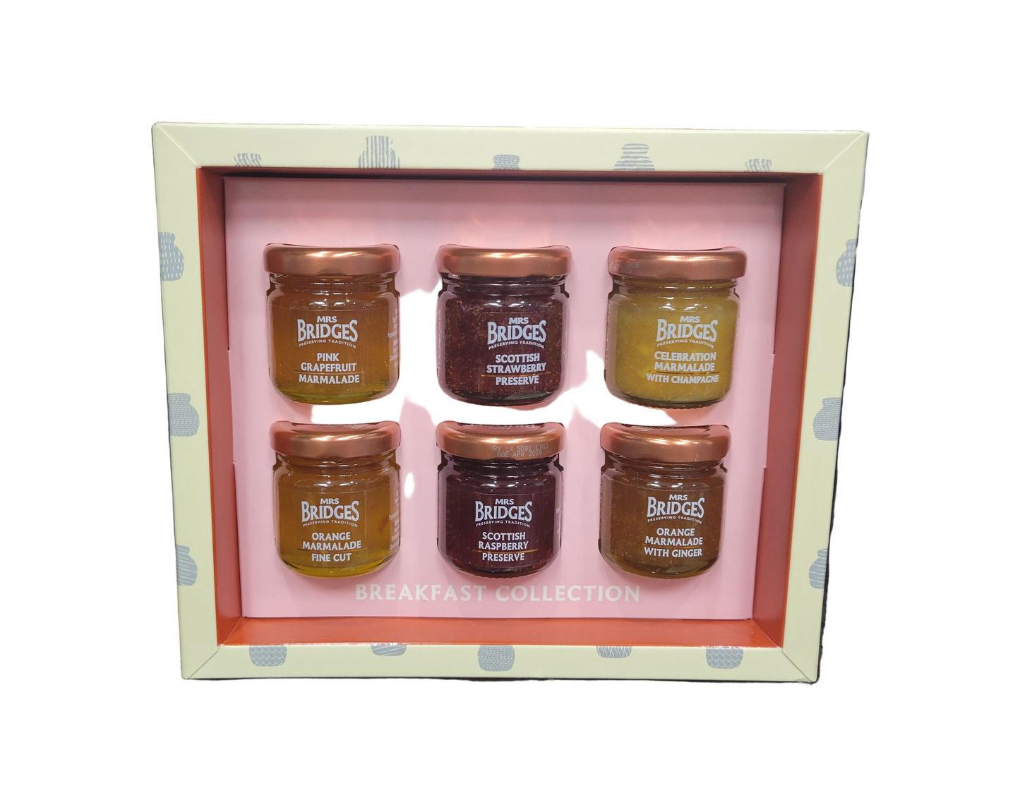 Mrs Bridges Breakfast collection 6 mini jars