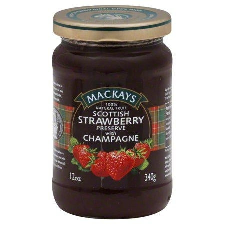 Mackays Strawberry Preserve with Champagne 340g