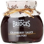 Mrs Bridges Cranberry Sauce with Port