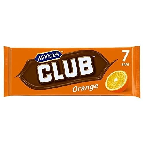 McVitie's Club Orange Chocolate Biscuit Bars 7pk