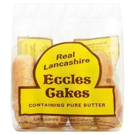 Real Lancashire Eccles Cakes 150g 4 Pack