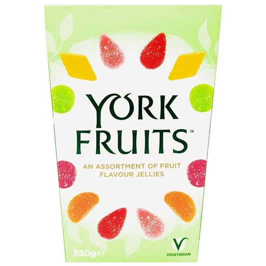 York Fruits An Assortment of Fruit Flavour Jellies 350g