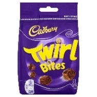 UK Cadbury Twirl Bites Bag of 109g