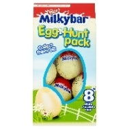 Milkybar Egg Hunt Pack 8 pieces 120g