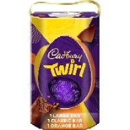 Cadbury Dairy Milk Twirl Orange Chocolate Easter Egg 241g