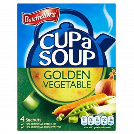 Batchelors Cup a Soup Golden Vegetable 4pk/82g