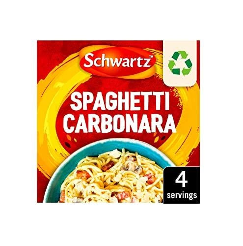 Schwartz Authentic Spaghetti Carbonara Mix 32g