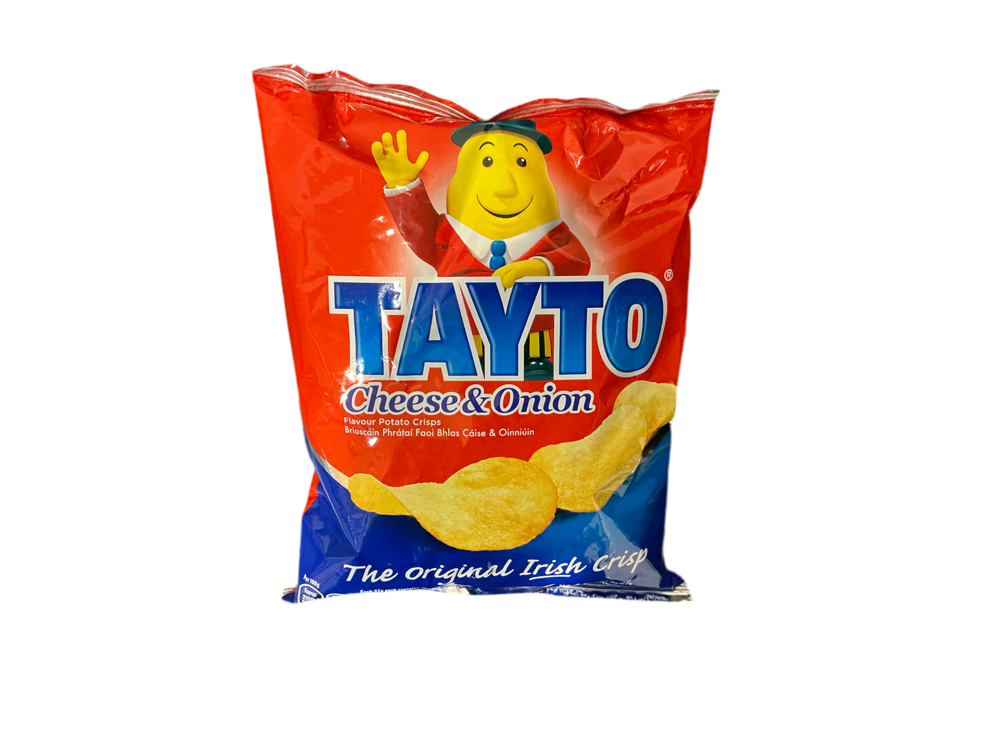 Tayto Cheese & Onion Ireland's Favourite Potato Original Crisps Chips 37g Each