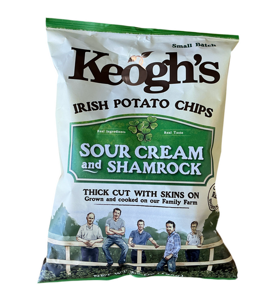 Keogh's Sour Cream and Shamrock 125g