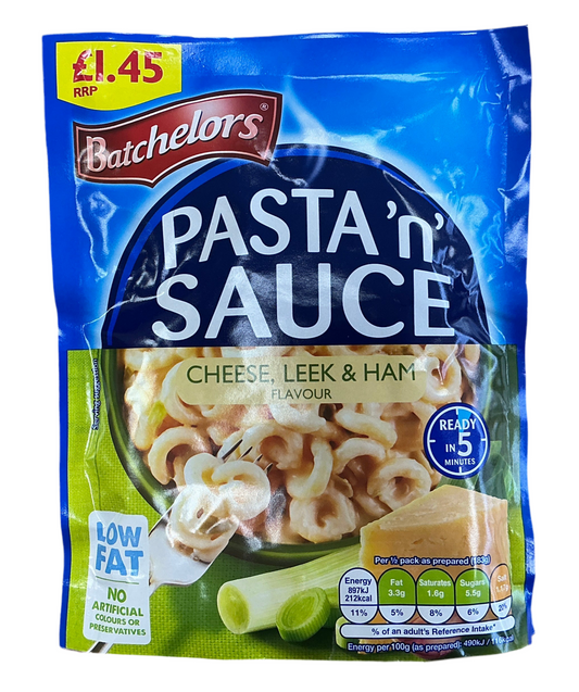 Pasta’n’Sauce Cheese, Leek, & Ham