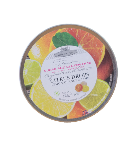 Simpkins Sugar and Gluten Free, Citrus Drops