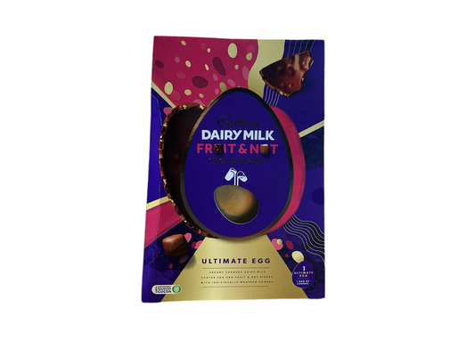 Dairy Milk fruit and nut inclusions ultimate egg 400g