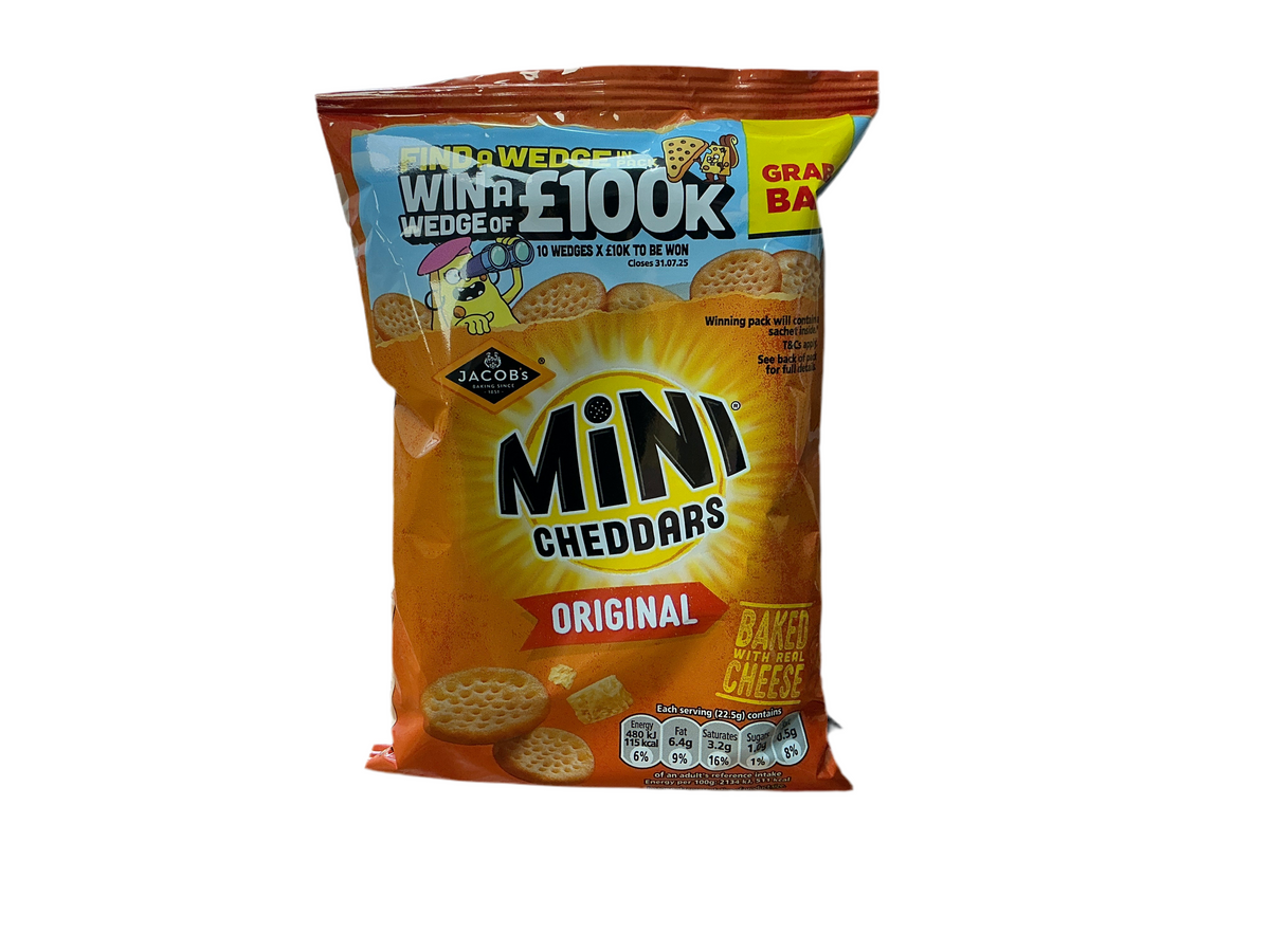 Mini Cheedders Mini Cheddars 45g – From There To Here