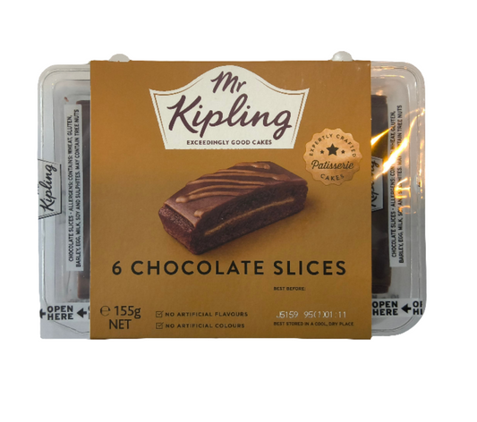 Mr.Kipling 6 Chocolate Sices