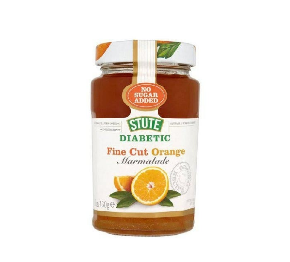 Stute Fine Cut Diabetic Orange Marmalade 430g